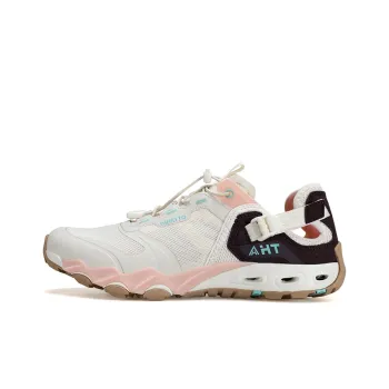 HUMTTO River Trekking Shoes Women's Ecru Smoke Pink