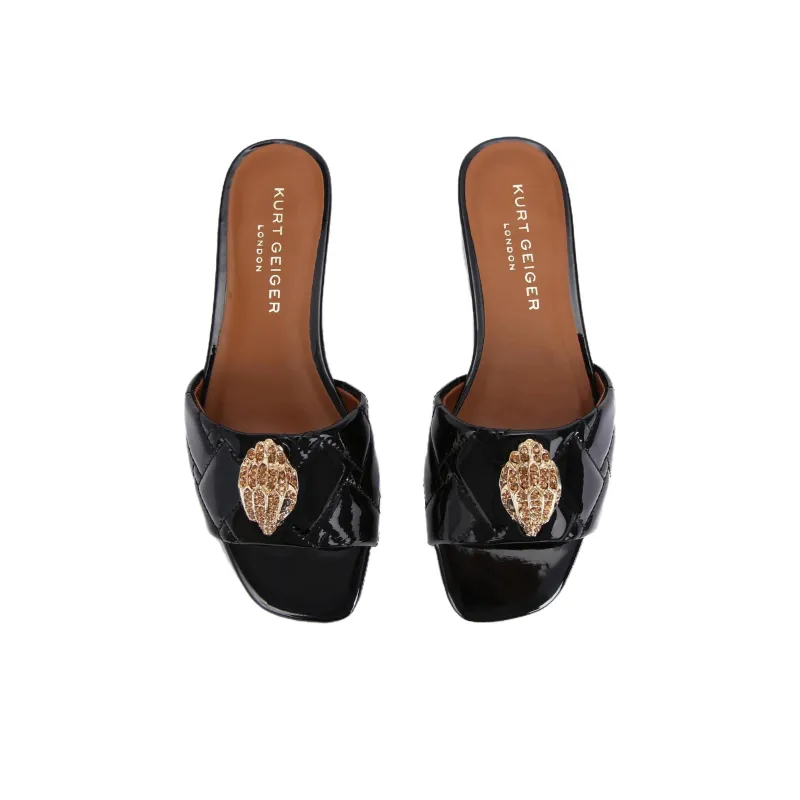 Kurt Geiger London Kensington Slide Slippers Women's Black-2