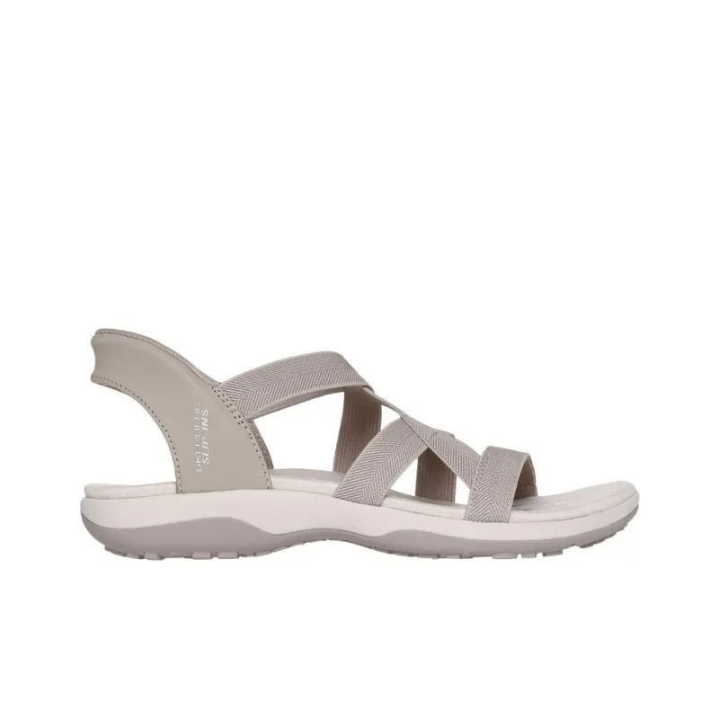Skechers Slip Ins Beach Sandals Women's Taupe-1