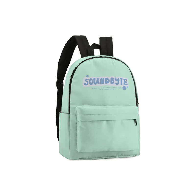 ONRF × SOUNDBYTE Collaboration Polyester Student Backpack Laptop Bag Unisex Green-2