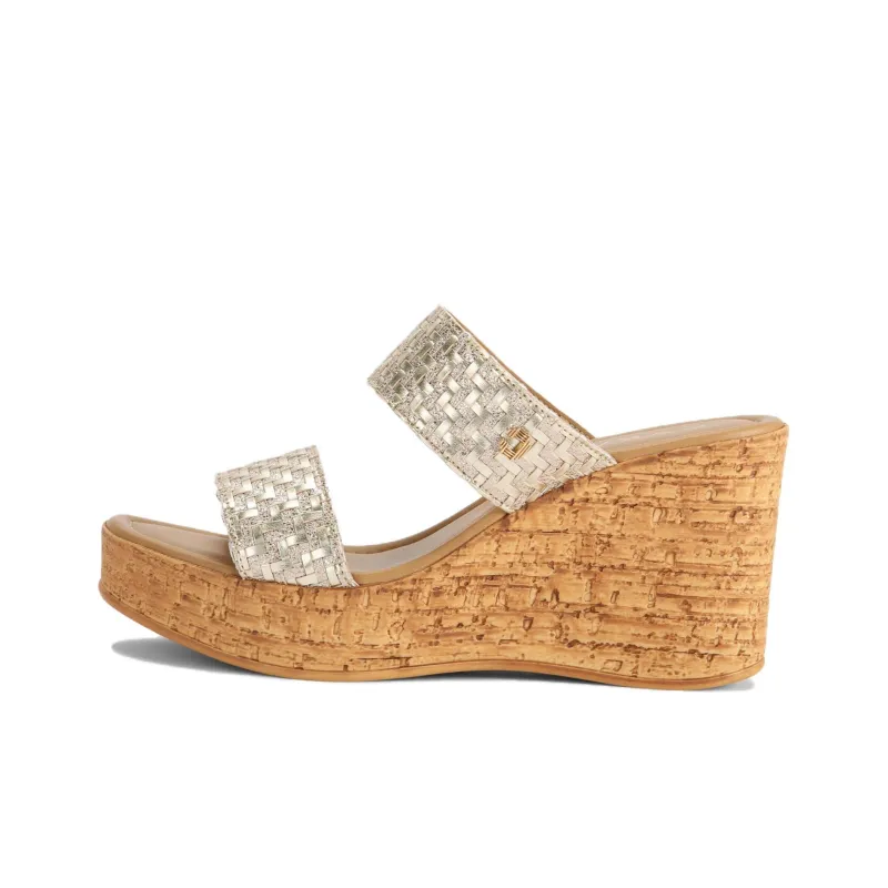 Kurt Geiger London Slide Slippers 8cm Women's Gold-0