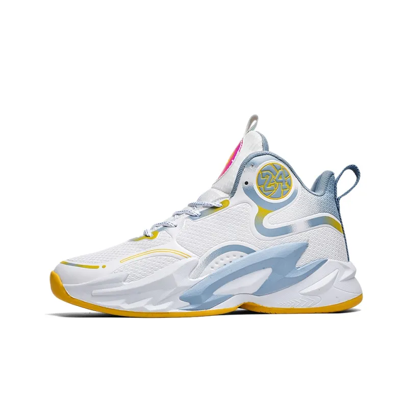 MUSNODO Cushioning, Slip Resistant, Abrasion Resistant, Breathable, Coverage, Rebound Mid Top Basketball Shoes Unisex-1