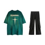 Set (Dirty Green+High Street Casual Pants)