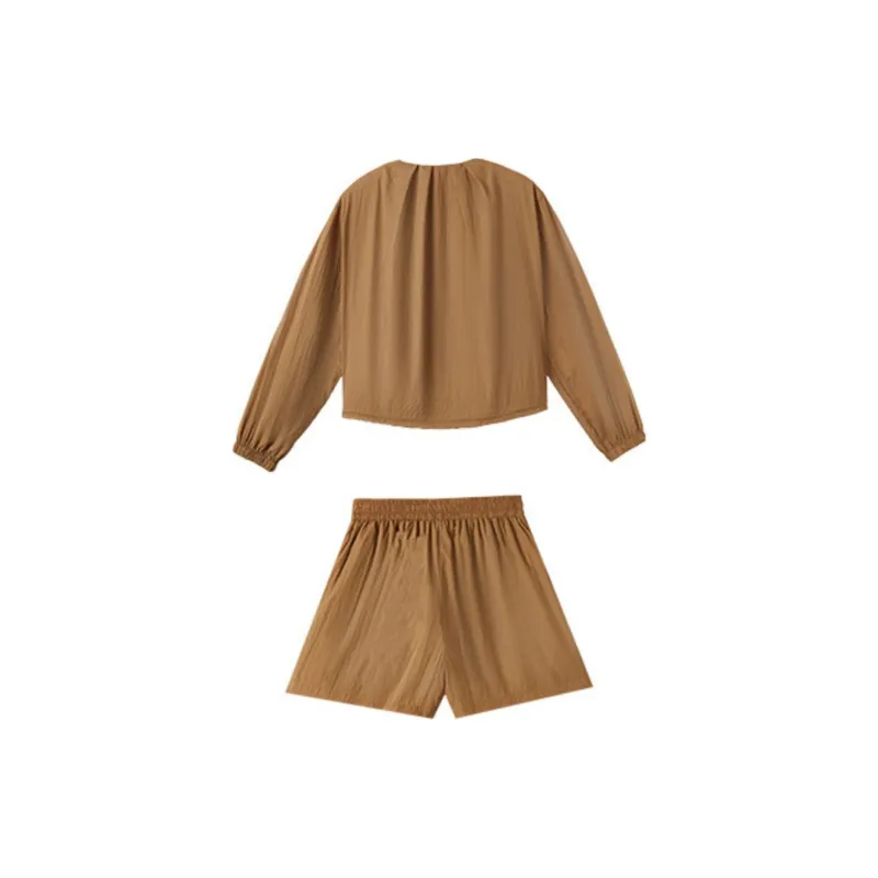 Mt Casual Suit Women's Honey Camel-1