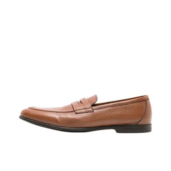 Canali Penny-slot Leather Loafers