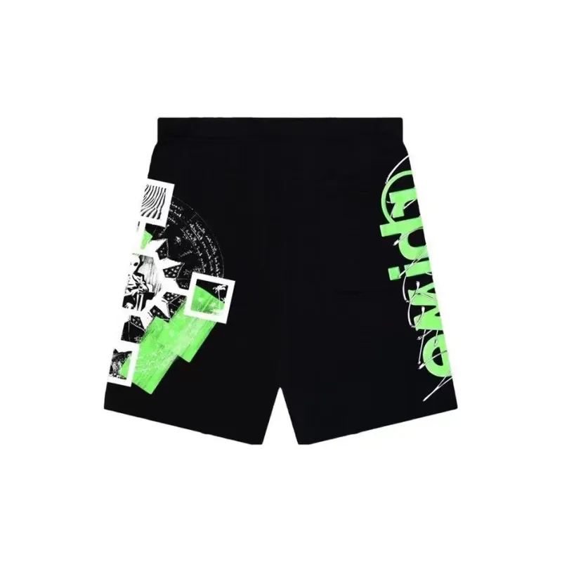 RHIME USA Casual Shorts Unisex Black-1