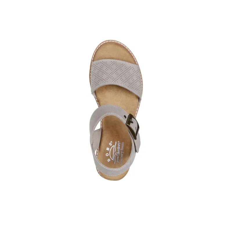 Skechers DESERT KISS One Strap Sandals Low Heel Women's Taupe-3