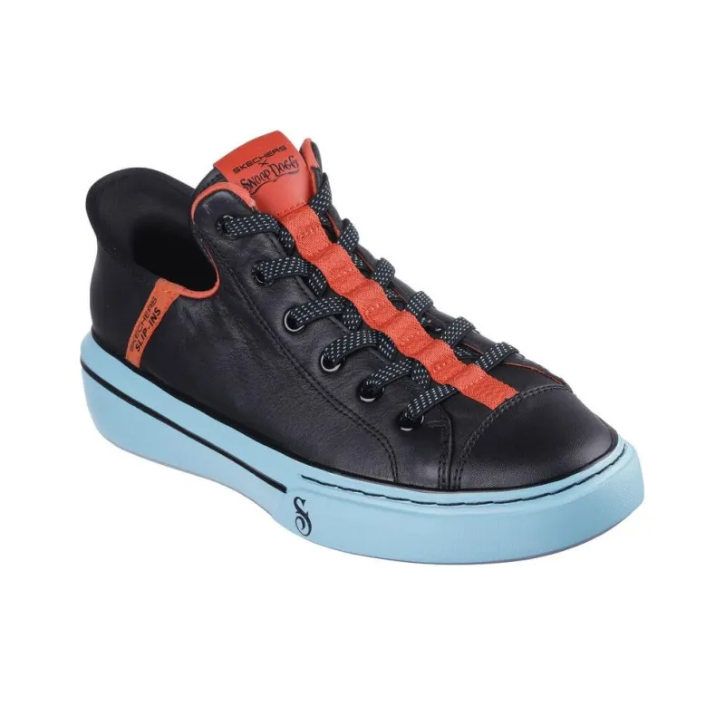Skechers Slip Ins Snoop One - OG Anti-Slip Wear-Resistant Low-Top Casual Shoes Men's Black Blue-2