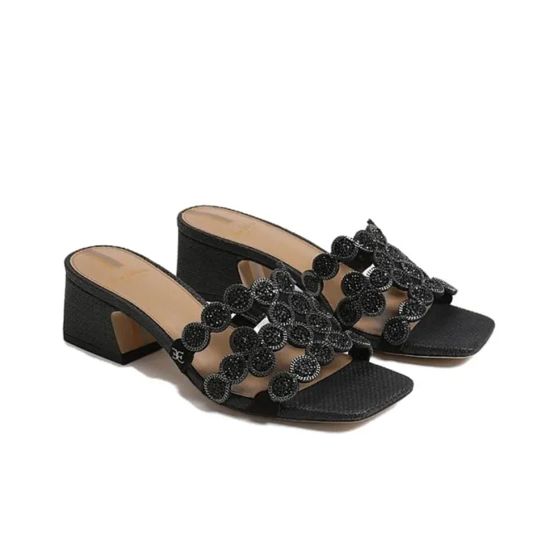 SAM EDELMAN Slide Slippers Women's Black-3
