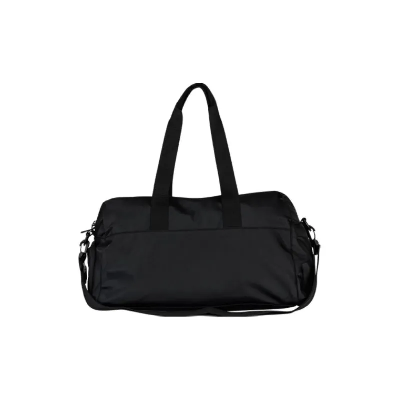 Anta Fabric Portable One Shoulder Backpack, Travel Bag Regular Unisex Basic Black-2