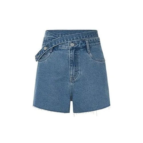 MO&CO Denim Shorts Women's Denim Blue