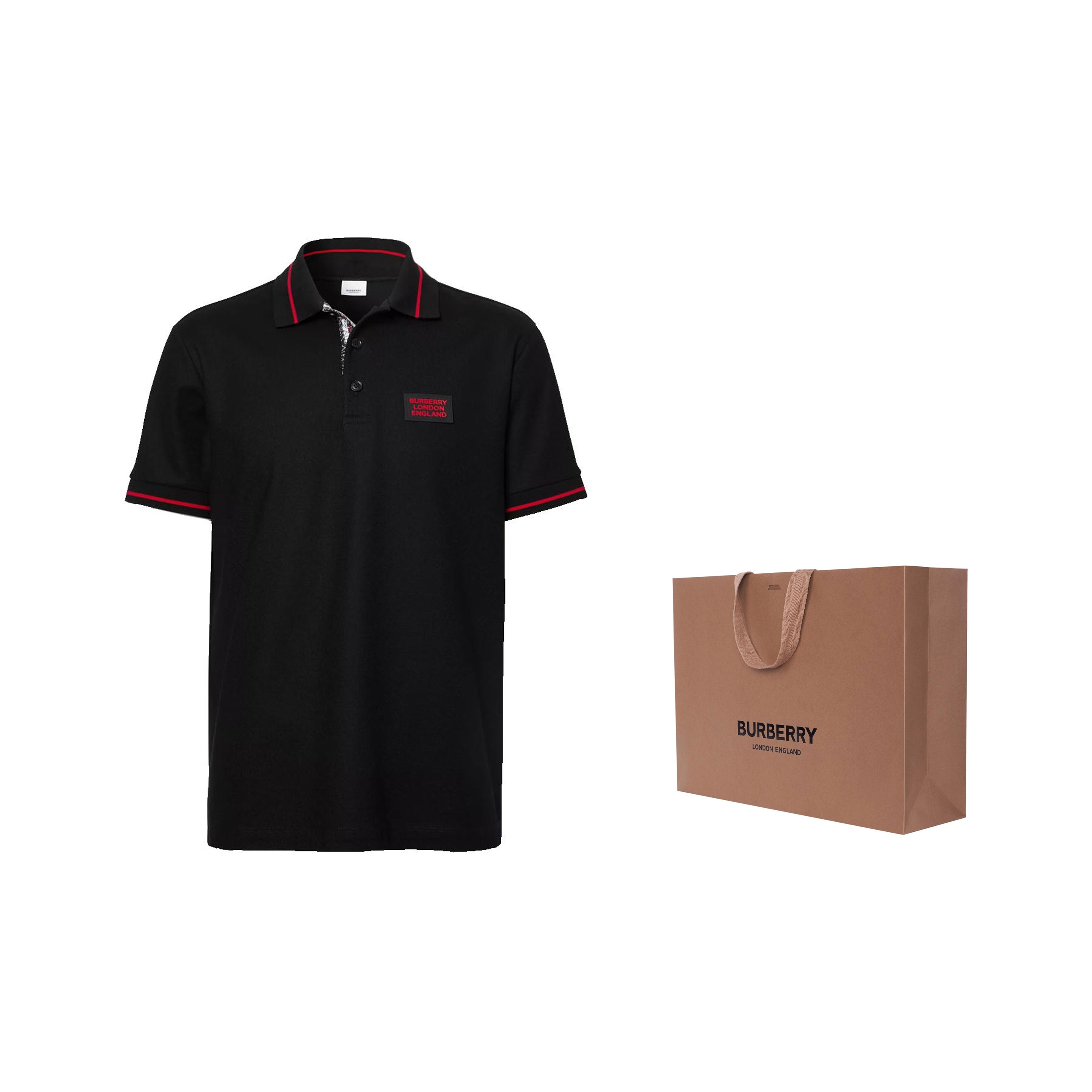 Burberry Men Grenford Polo Black - POIZON