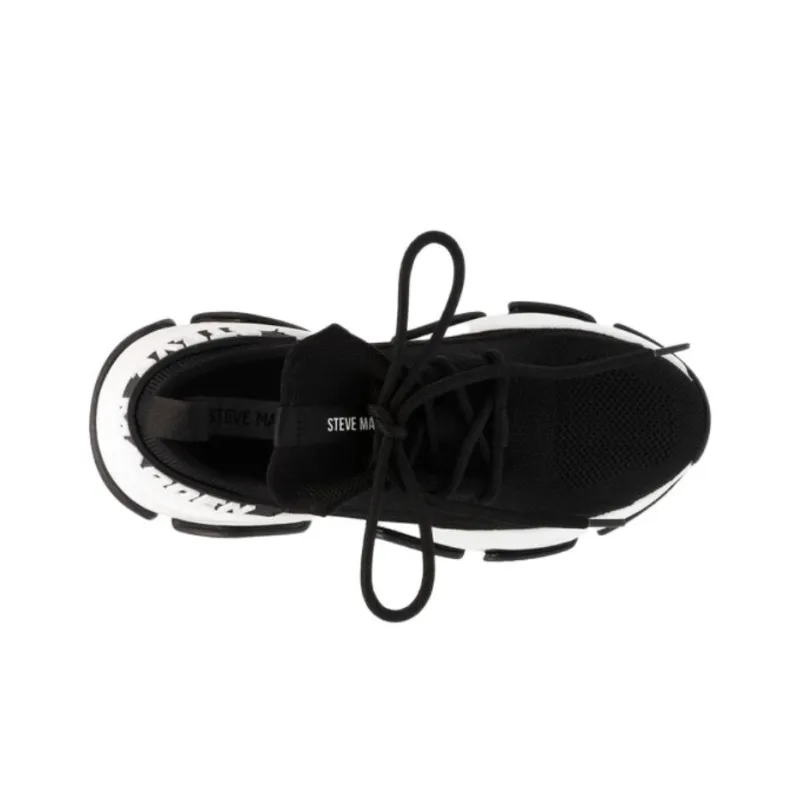 STEVE MADDEN Low Top Chunky Sneakers Women's Black-2