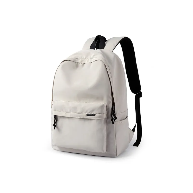 MOYYI Water Repellent Oxford Backpack Large Size Unisex Black/Ecru-0