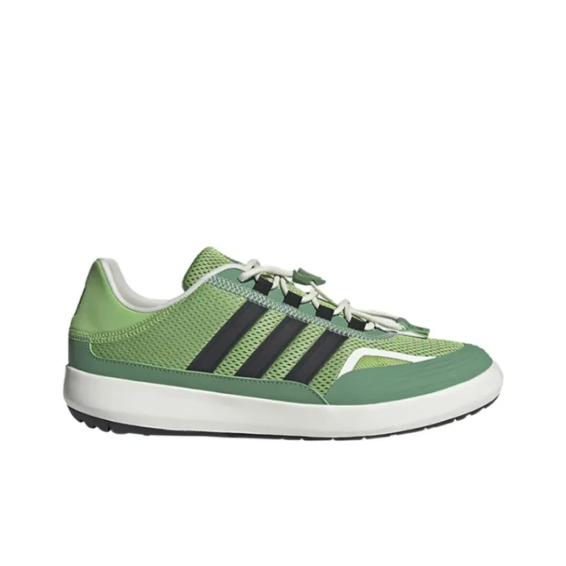 Adidas ROAMBOAT Anti Slip Wear Resistant Low Top Running Shoes Unisex Green Black-1