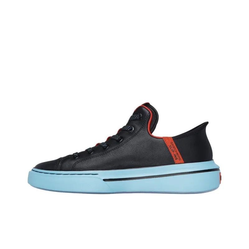 Skechers Slip Ins Snoop One - OG Anti-Slip Wear-Resistant Low-Top Casual Shoes Men's Black Blue-1
