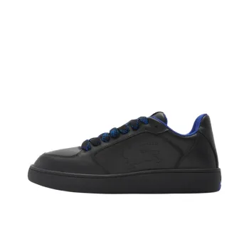 Burberry Stock Low Top Skateboard Shoes Men's Black