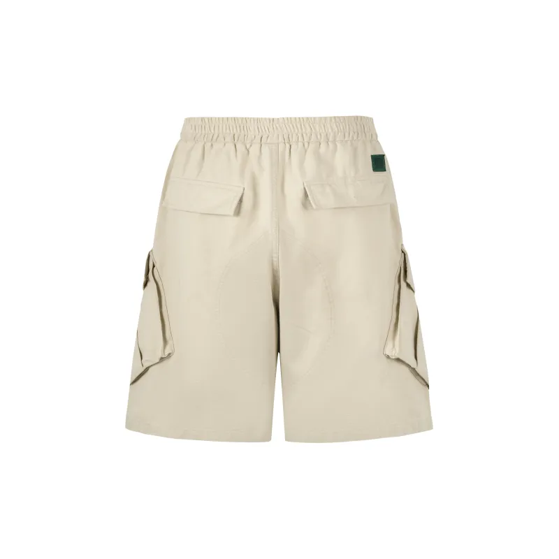 REDCHARCOAL Cargo Shorts Unisex Beige-1