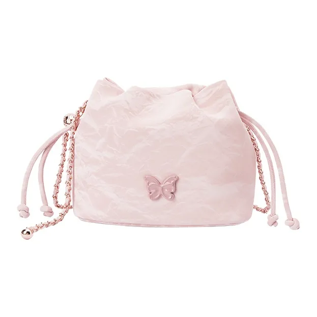 SEM/R PU Chain Bag Bucket Bag Shoulder Bag Crossbody Bag Regular Women's Milk White 10501/Dreamy Pink 60302/Black 90001-3