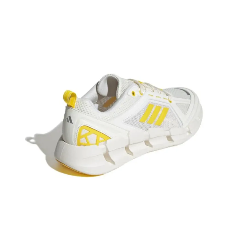 Adidas Climacool Ventage Anti Slip Wear Resistant Low Top Casual Running Shoes Women's White Yellow-2