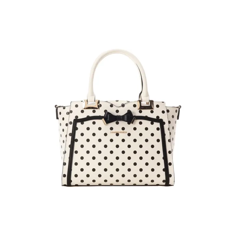 SAMANTHA THAVASA Synthetic Leather With Polypropylene And Nylon One Shoulder Handbags Women's White-0