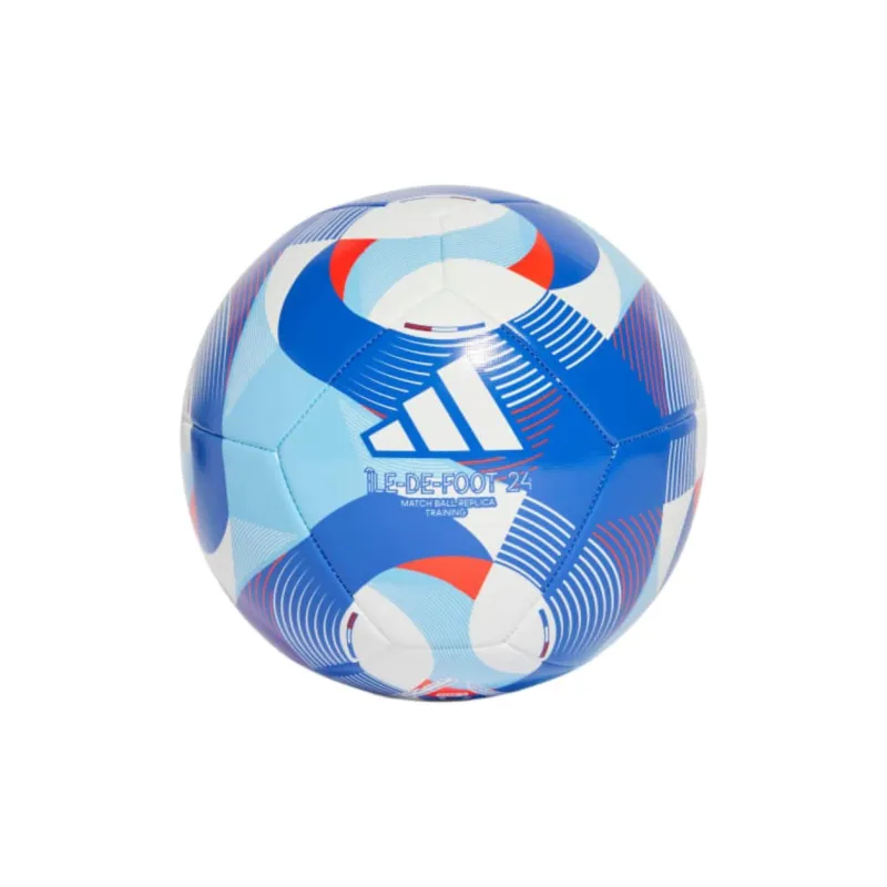 Adidas Size 5 Soccer TPU Machine Stitched Soccer Ball Unisex White, Sun Red, Royal Blue-0