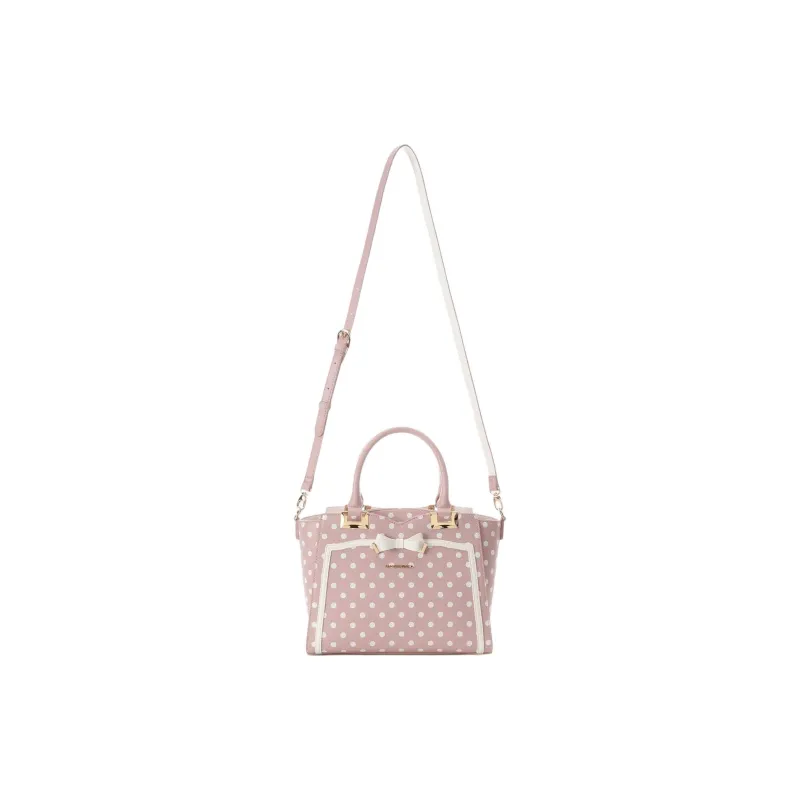 SAMANTHA THAVASA Synthetic Leather With Polypropylene And Nylon Handbag Women's Pink-1