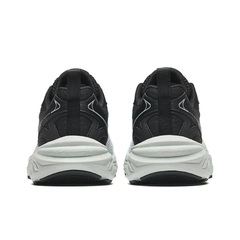 Anta Cushioning Slip Resistant Low Top Running Shoes Men's Gray Black-3