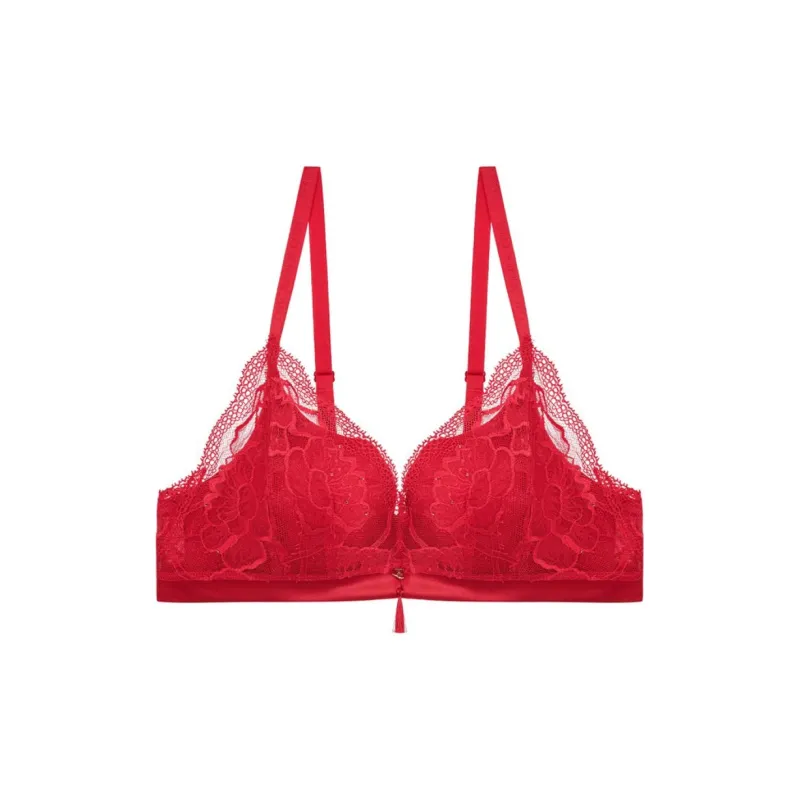 AIMER Bra Women's Good Luck Red-1