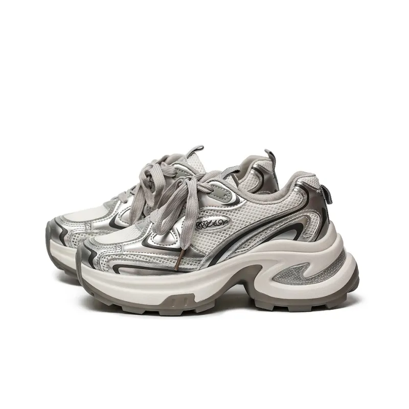 Zun'er Cushioning Anti-Slip And Wear-Resistant Low-Top Chunky Sneakers Unisex-7