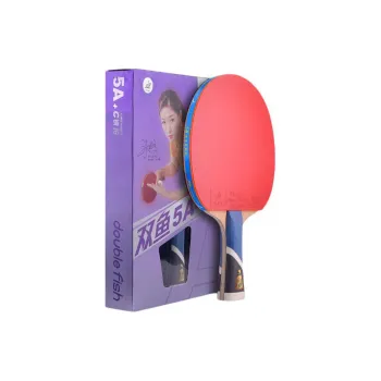 DOUBLEFISH Ping Pong Paddles Unisex Pure Wood Carbon Fiber