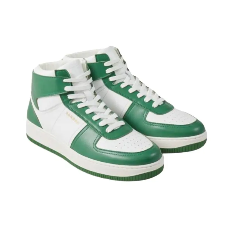 Sandro Skateboard Shoes Men's Green-2