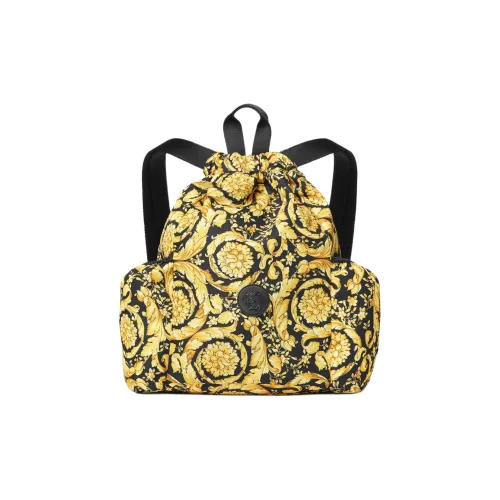 VERSACE Polyester With Nylon Backpack Kids' Black