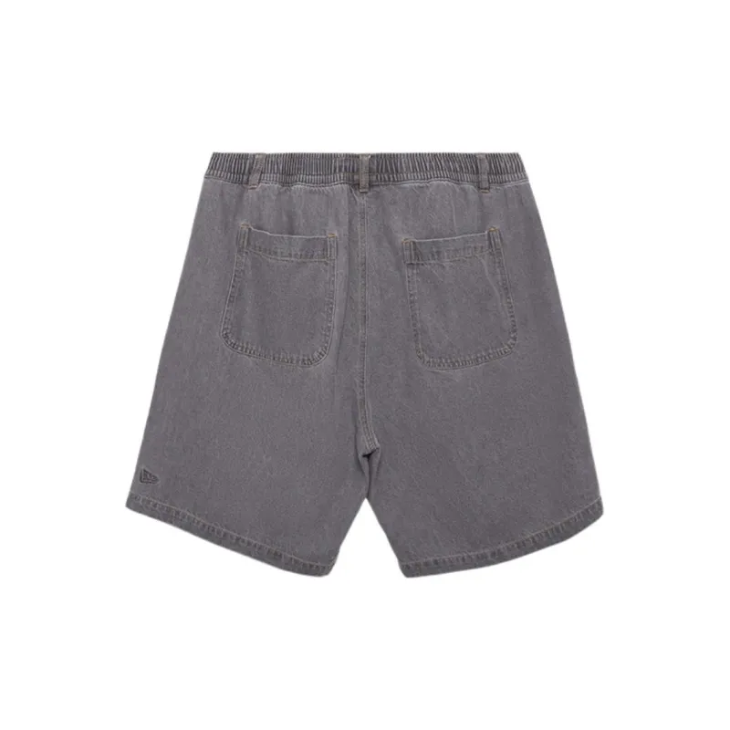 New Era x MLB Denim Shorts Unisex Gray-1