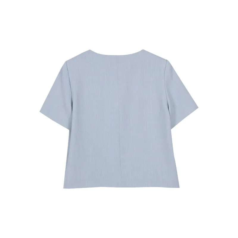 TOUCH Cropped Coat Women's Light Lake Green-1