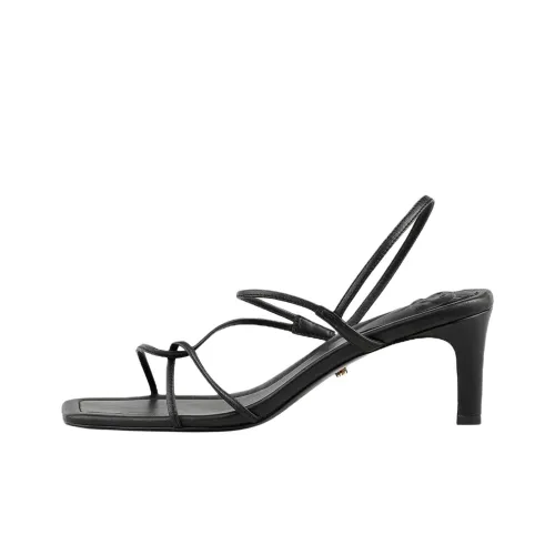Sandro Strap Sandals 6.5cm Women's Black