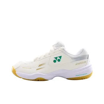 YONEX 220 Collection Anti Slip And Wear Resistant Breathable Low Top Badminton Shoes Unisex Ecru