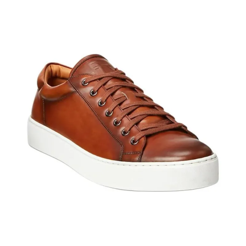 LAUREN RALPH LAUREN Severn Low-Top Skateboard Shoes Men's Tan-2