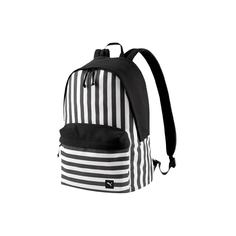 PUMA Fabric Backpack Regular Unisex Black White-0