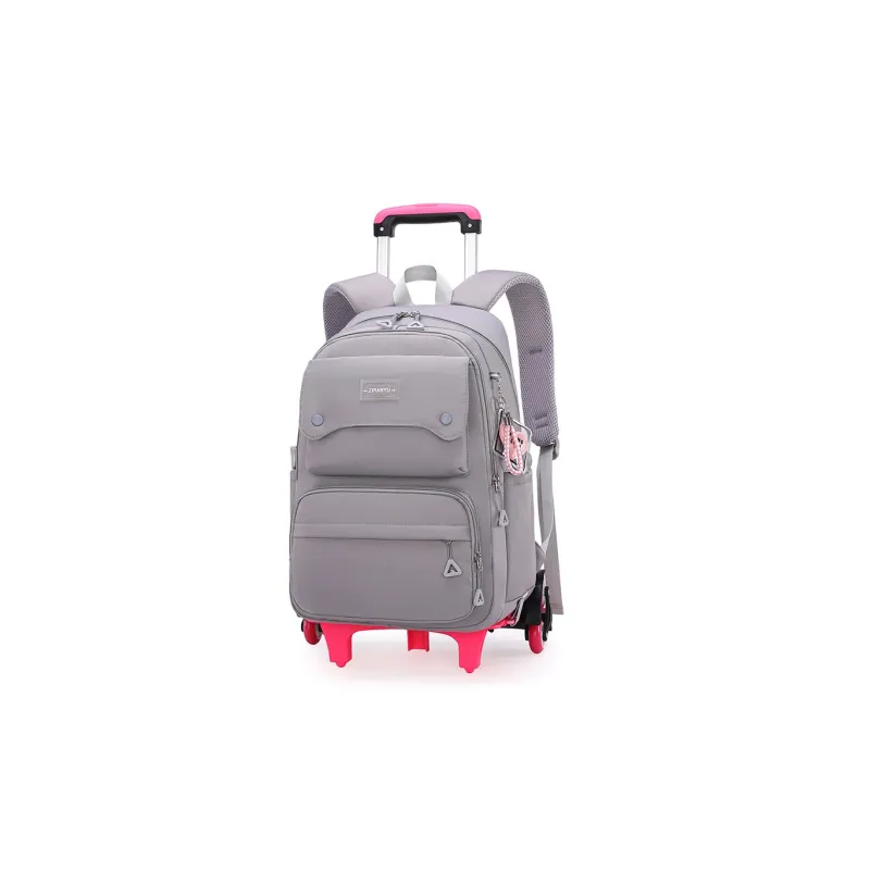 Natural Fish Nylon Backpack Regular Pink Purple Blue Gray Black-15