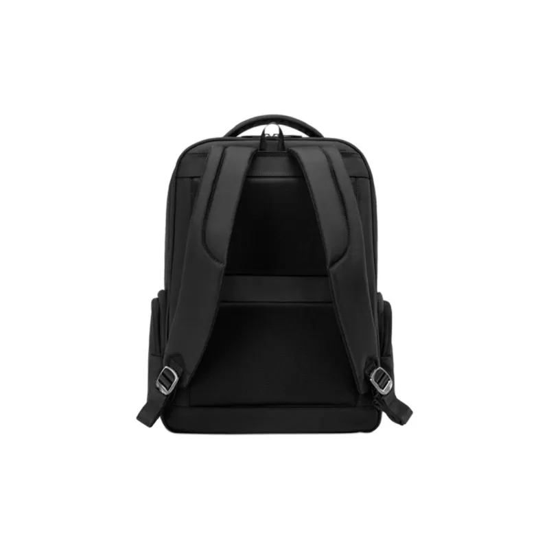 SAMSONITE With Cow Leather Backpack Medium Size Men's Black-3