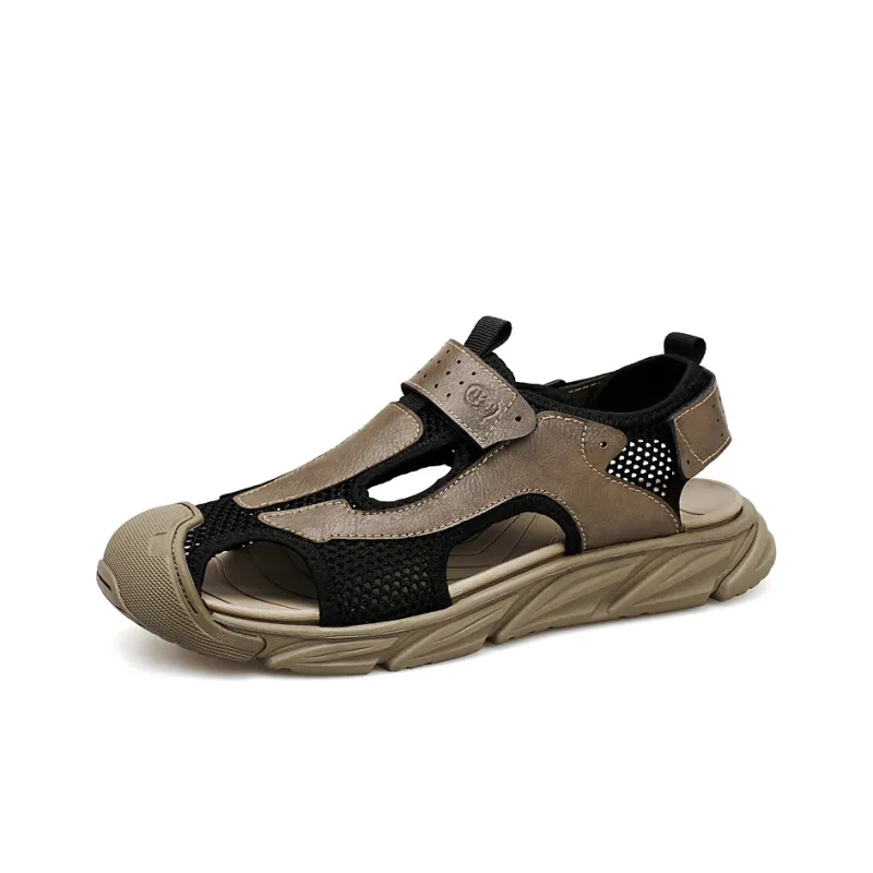 LAORENTOU River Trekking Shoes Men Khaki-4