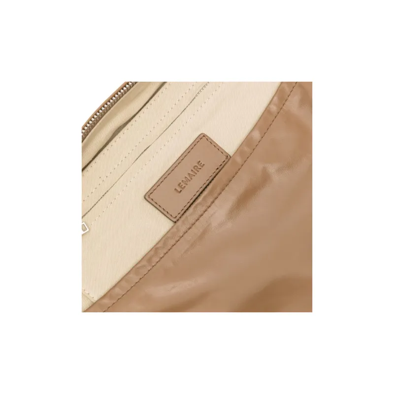 Lemaire Cow Leather Croissant Bag, Handbag, Shoulder Bag, Crossbody Bag Medium Size Women's Deep Ochre-4