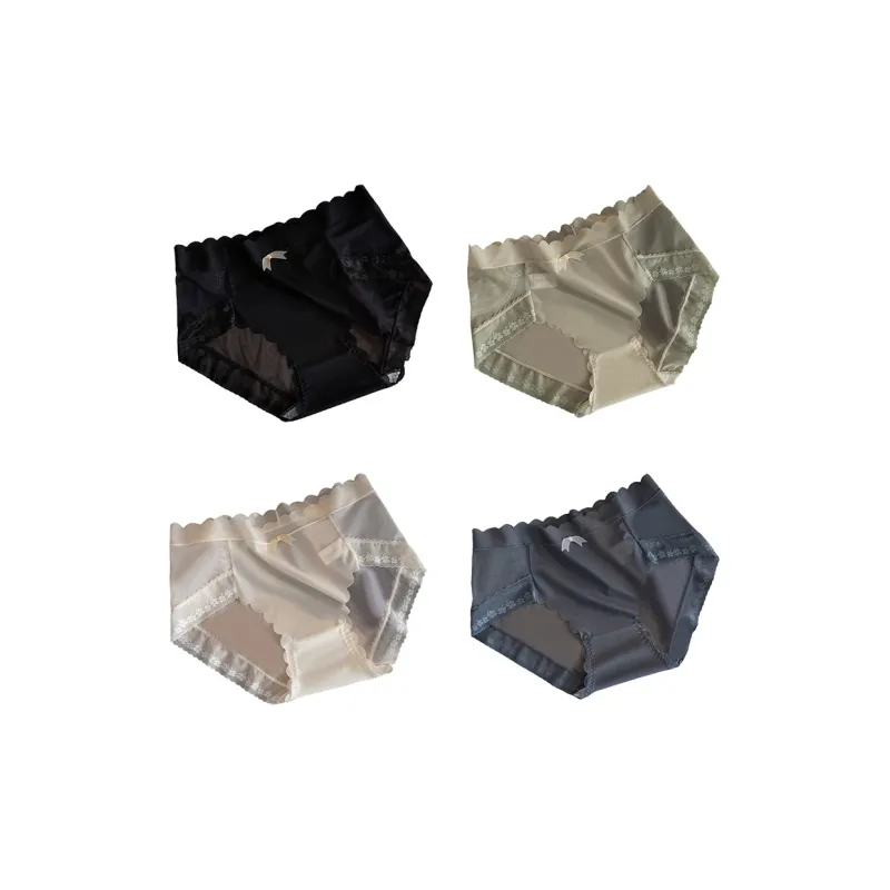 Flowers In Water Underpants Women's 4 Pack-6