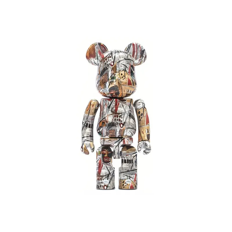 BE@RBRICK 200% Artistic Collection Ultra Alloy Collection Jean Michel Basquiat Ultra Alloy Trendy Figures 14.5cm-0
