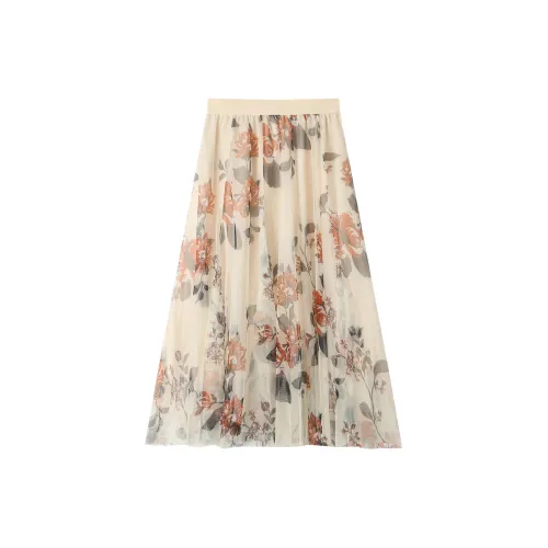 H-YXIANG Casual Long Skirts Women's