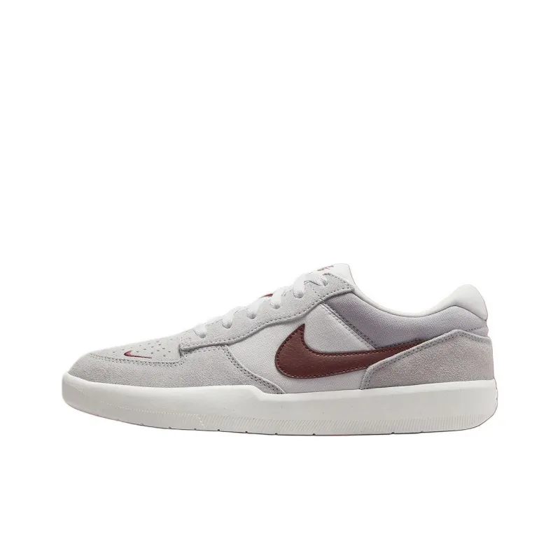 Nike Sb Force 58 Platinum Tint Dark Red-0