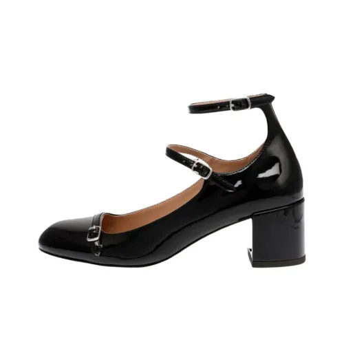 STEVE MADDEN Chunky Heel Mary Jane Shoes 5.5cm Women's