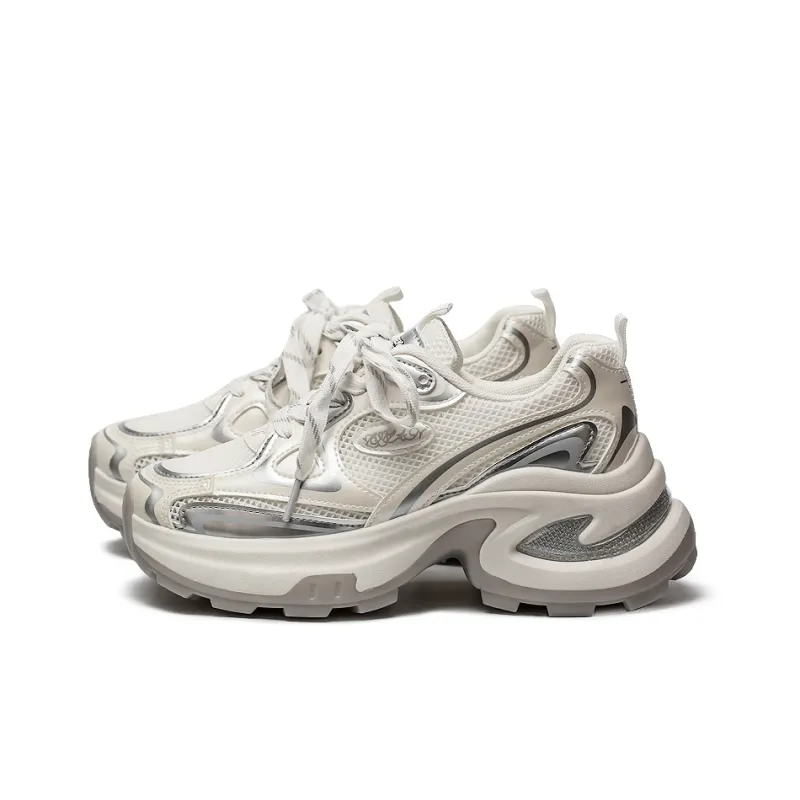 Zun'er Cushioning Anti-Slip And Wear-Resistant Low-Top Chunky Sneakers Unisex-2