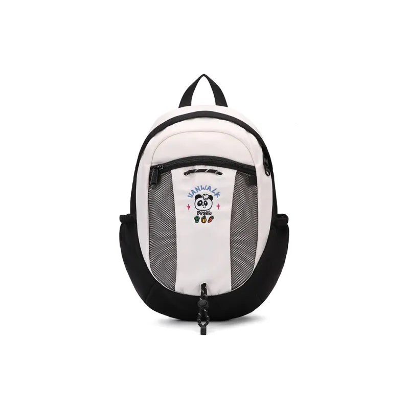 VANWALK Polyester Backpack Regular Unisex White/Blue/Yellow-0